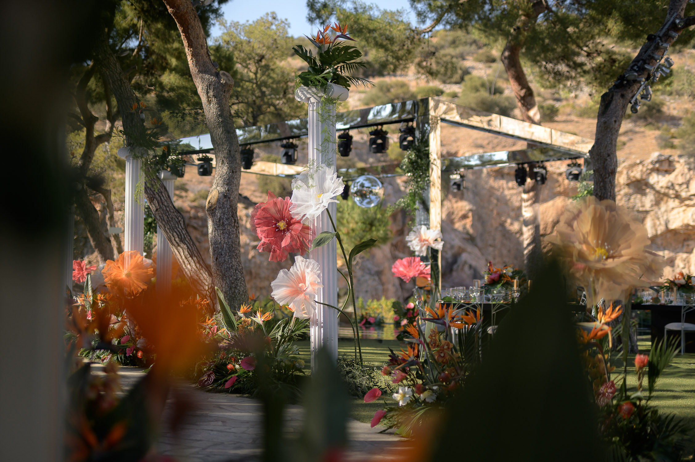 lake vouliagmeni wedding dance floor